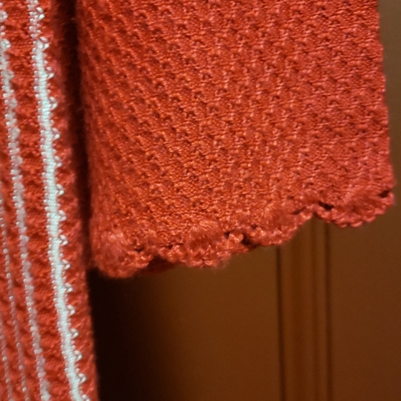 ASHRO LONG SLEEVE RED *WHITE DRESS SZ 2X - Picture 4 of 8